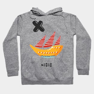 X is Xebec Ship Hoodie